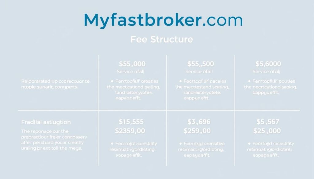 Myfastbroker.com fee structure